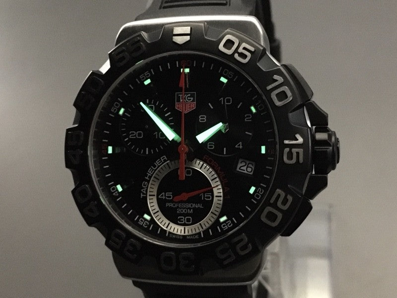 New Batt TAG HEUER Formula 1 CAH1110 Quartz Chronograph Men's Watch 41mm JAPAN
