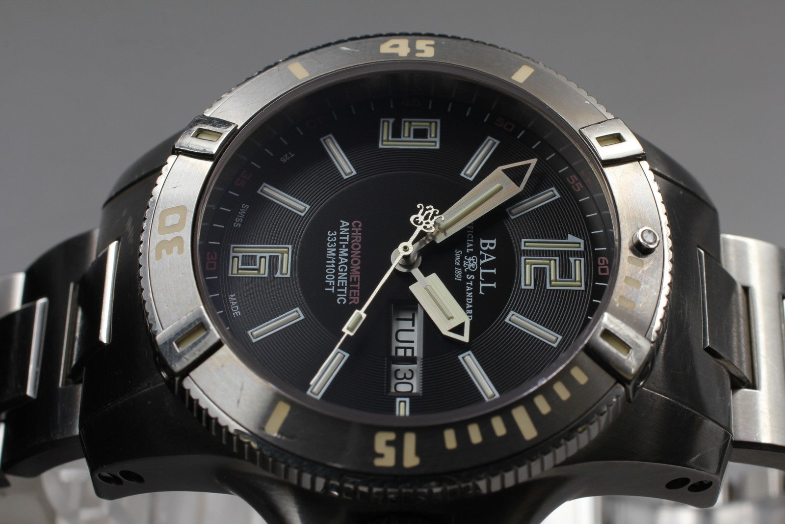 overhauled BALL Engineer Hydrocarbon Spacemaster DM2036A Automatic Men's Watch