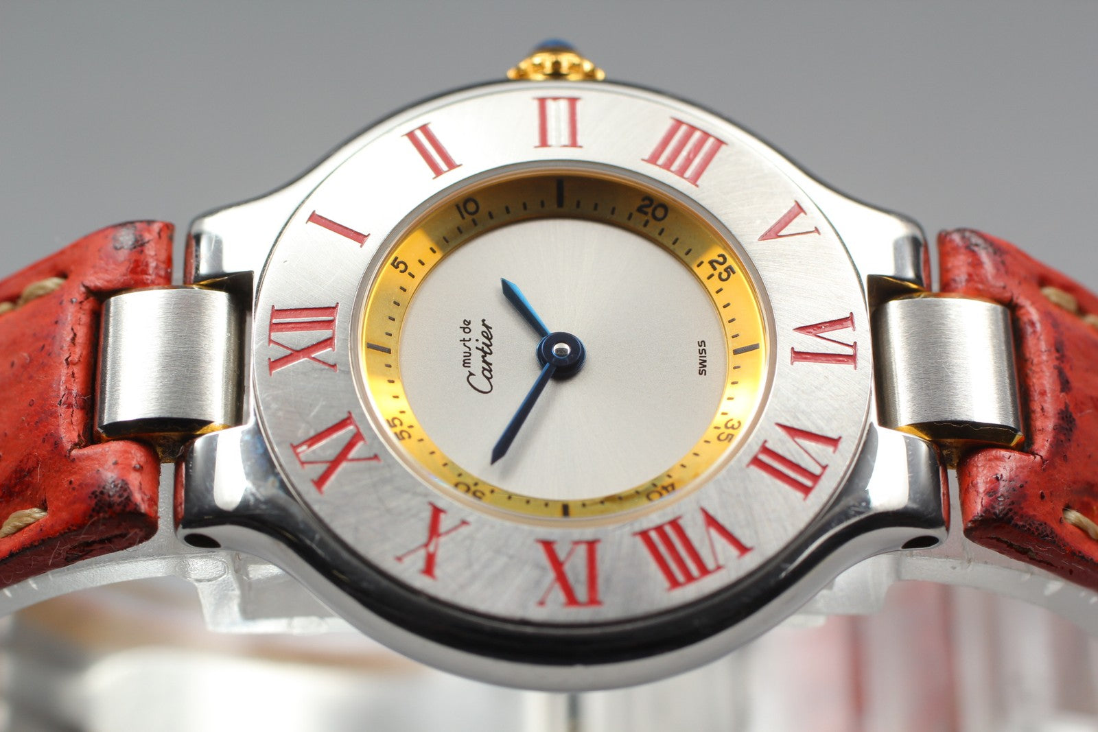 Cartier Must De 21 1340 Silver Quartz Women's Watch 27mm JP