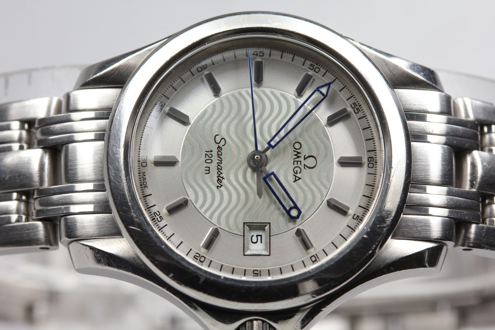 OMEGA Seamaster 2571.31 Quartz Silver Dial Women's Watch 29mm JAPAN Box