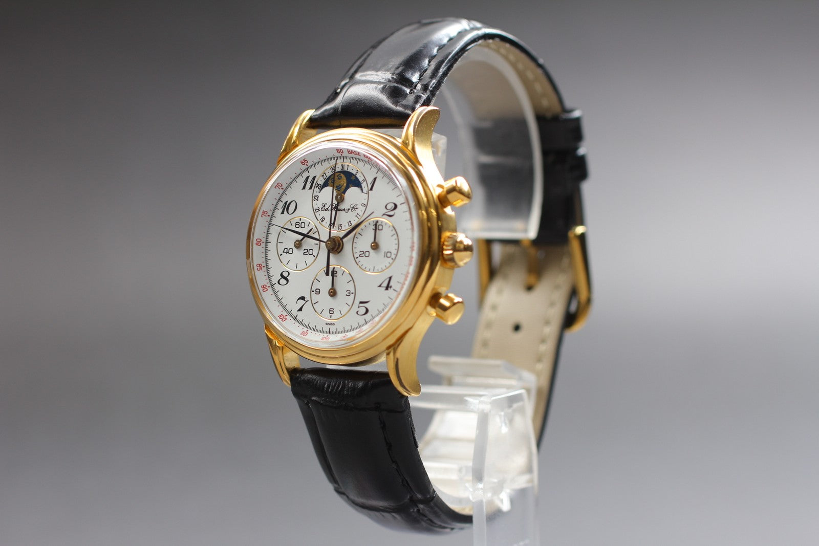 TAG Heuer Edward Heuer 125th Anniversary 188.205/1 Manual Men's Watch 34mm JAPAN