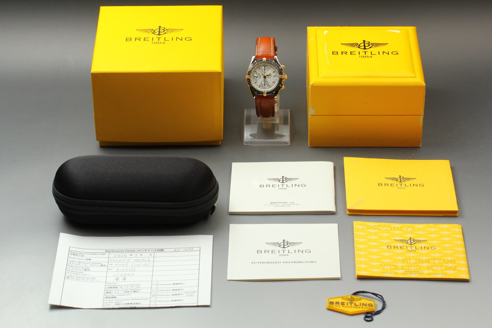 Exc+5 Box BREITLING Chronomat Bicolore B13050.1 Chronograph 39mm AT Men's Watch