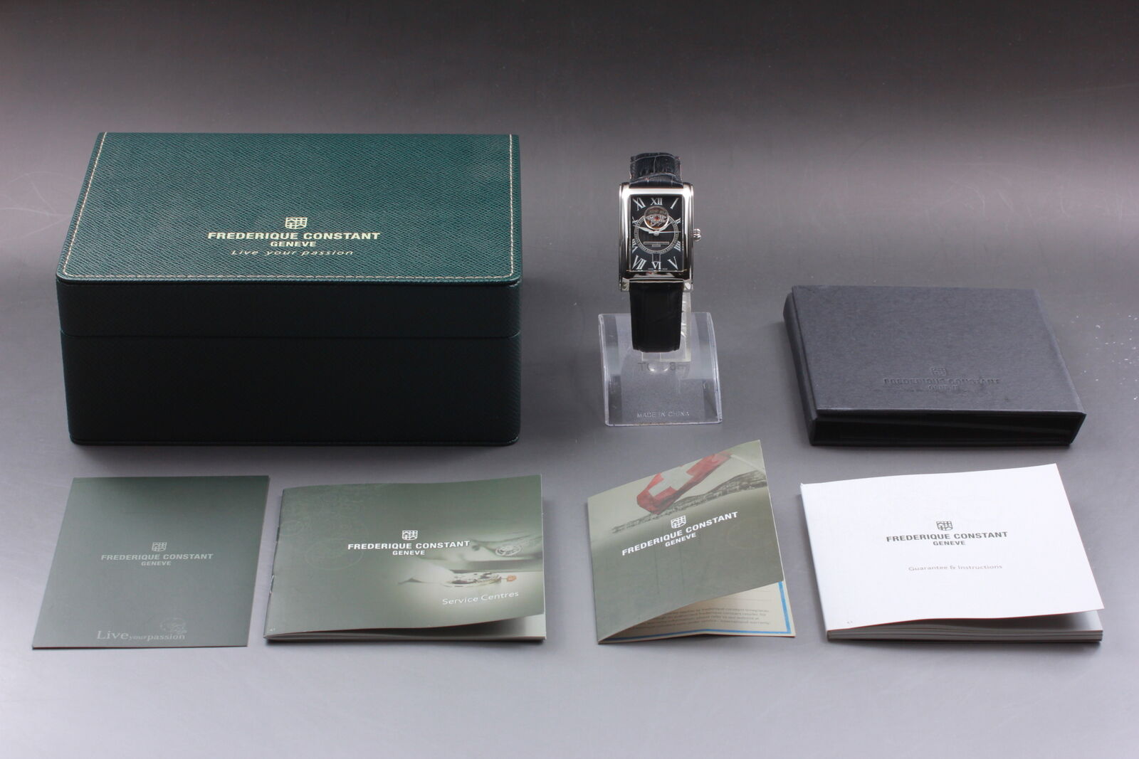 Exc+5 Box Frederique Constant Carre Heartbeat FC303/310/315X4C4/5/6 AT Men Watch