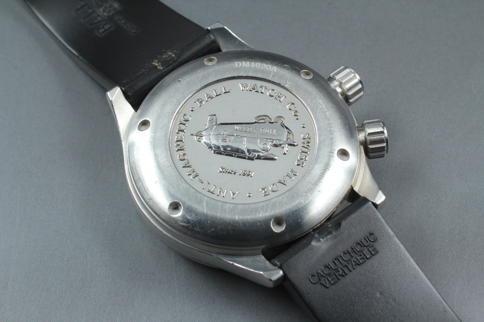 BALL Engineer DM1020A Black Dial Automatic Day/Date Men's watch 41mm JAPAN Box