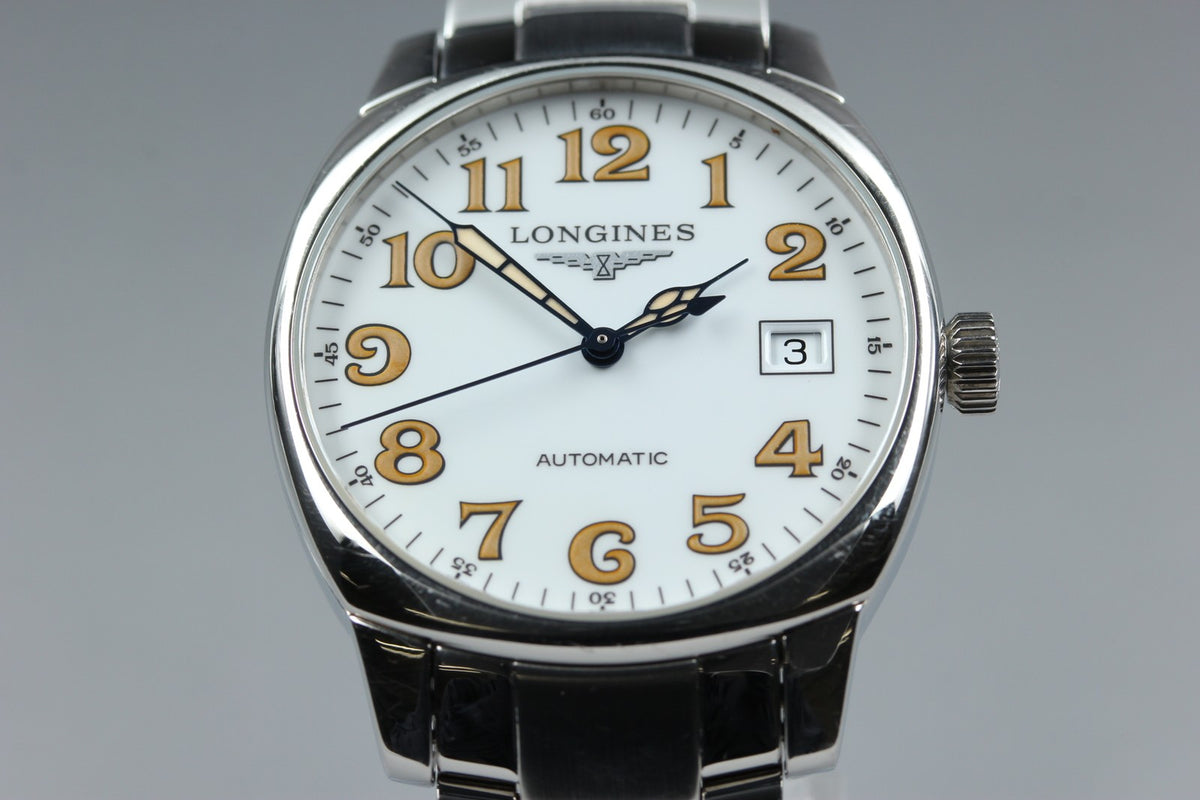 LONGINES Spirit L2.699.4 White Dial Automatic Date 36mm Men's Watch