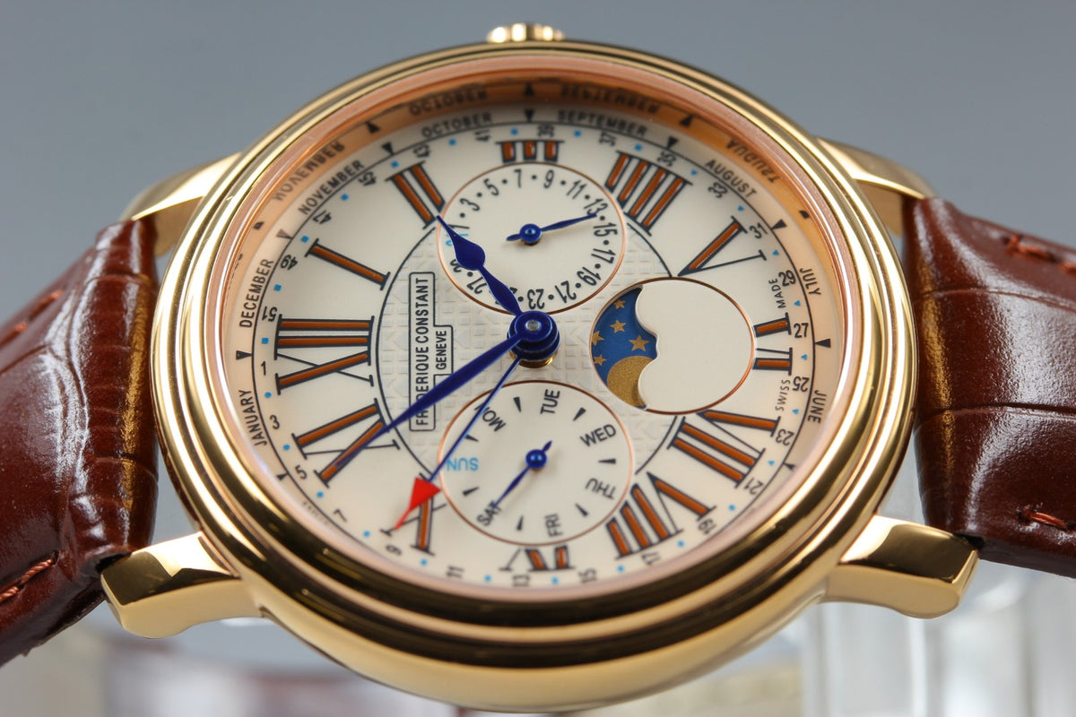 Overhauled FREDERIQUE CONSTANT FC-270X3P4/5/6 Quartz Men's Watch 38mm From JAPAN