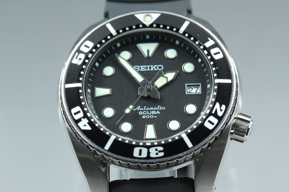 SEIKO Prospex 6R15-00G0 Black Automatic Date Men's Watch 45mm JAPAN