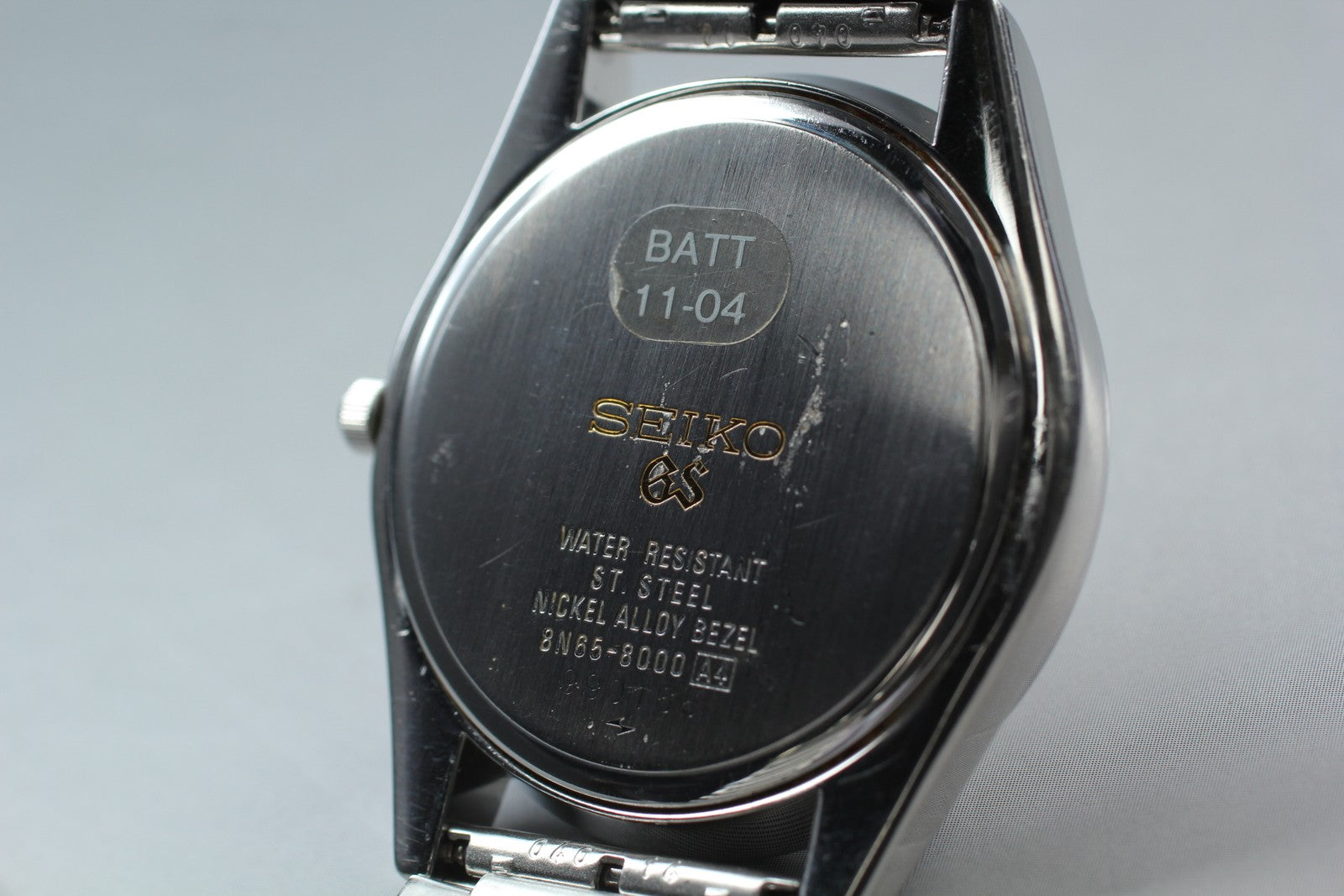New Batt SEIKO Grand Seiko 8N65-8000 SBGG003 Silver Men's Quartz Watch 36mm JP