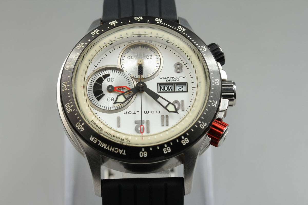 Hamilton Khaki Tachymiler H717260 Automatic Chronograph Men's Watch 45mm JAPAN