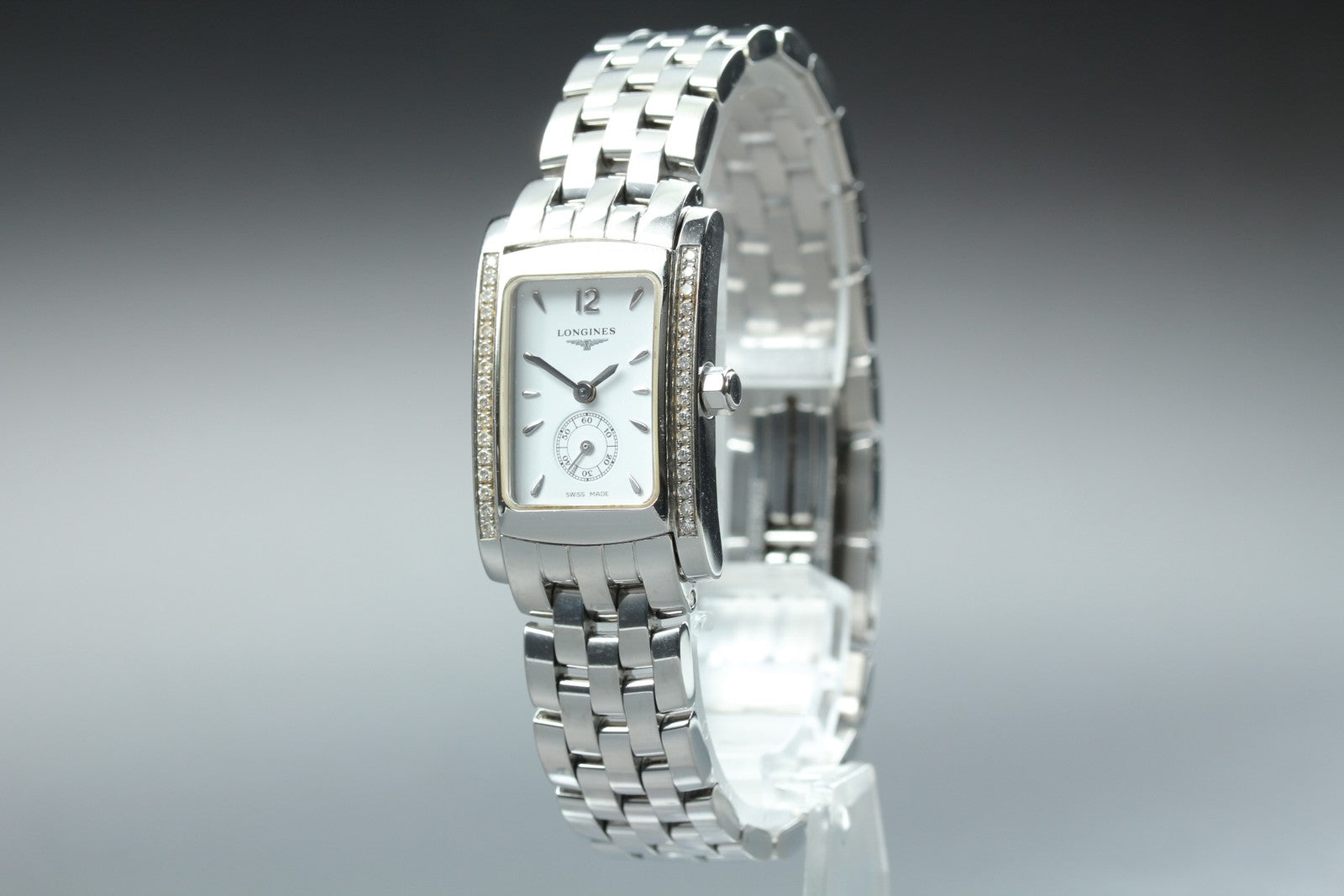 New Batt LONGINES Dolce Vita L5.155.0 Quartz White Dial Women's Watch 20mm JAPAN