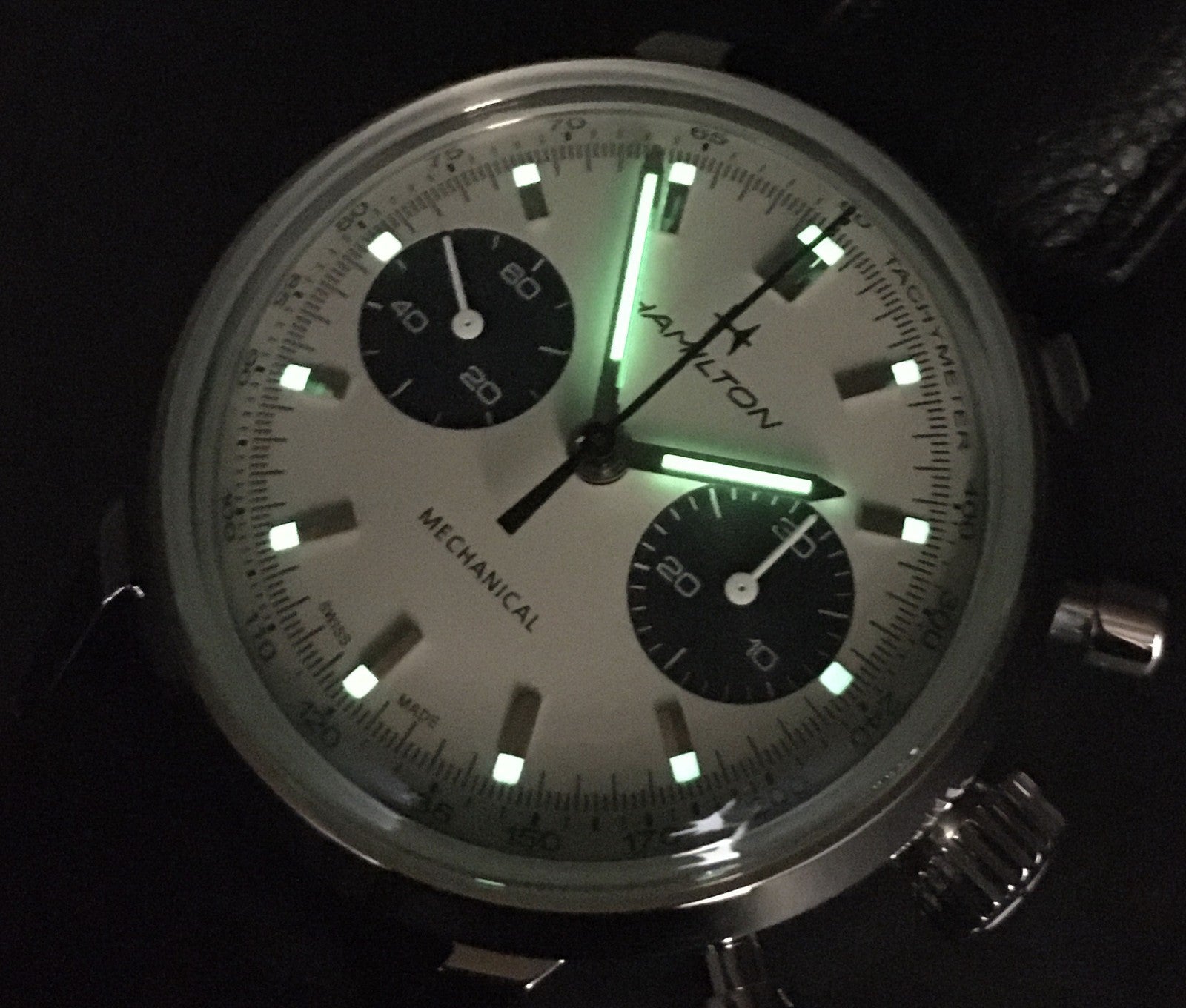 Hamilton American Classic Intramatic H384290 White Manual 40mm JAPAN Box