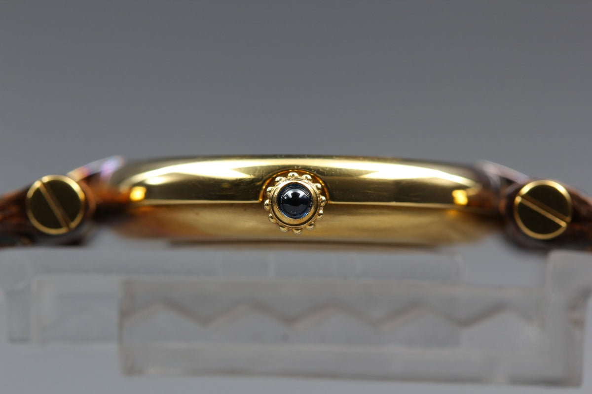 New Batt Cartier Must de Cartier Vendome 18 Quartz Women's Watch From JAPAN Box