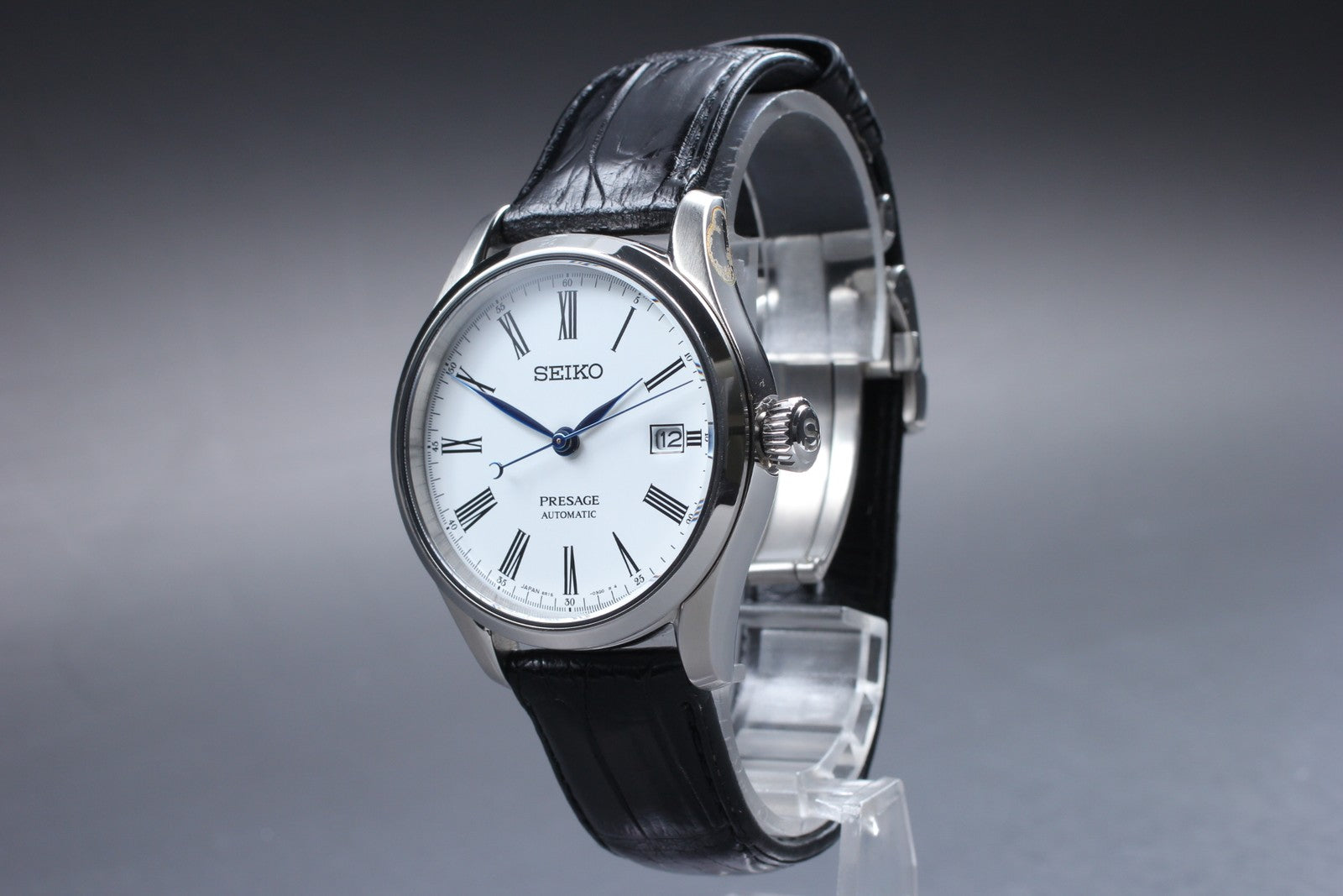 Exc+5*Box SEIKO Seiko Presage 6R15-03V0 White Automatic Men's Watch 40mm JAPAN