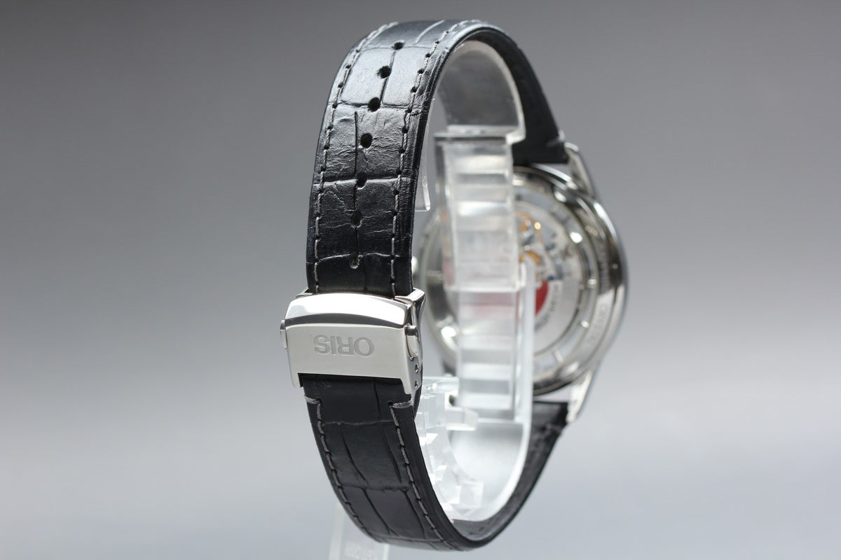 ORIS Artelier Translucent Skeleton 7684 Automatic Men's Watch 40mm JAPAN Box