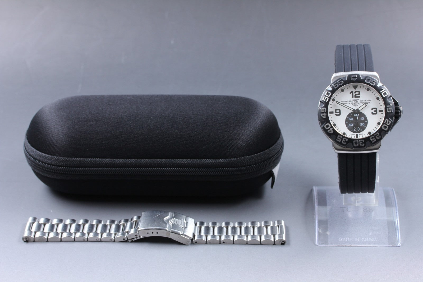 TAG Heuer Formula 1 WAH1011.BA0854 White Dial Quartz Men's Watch 44mm From JAPAN
