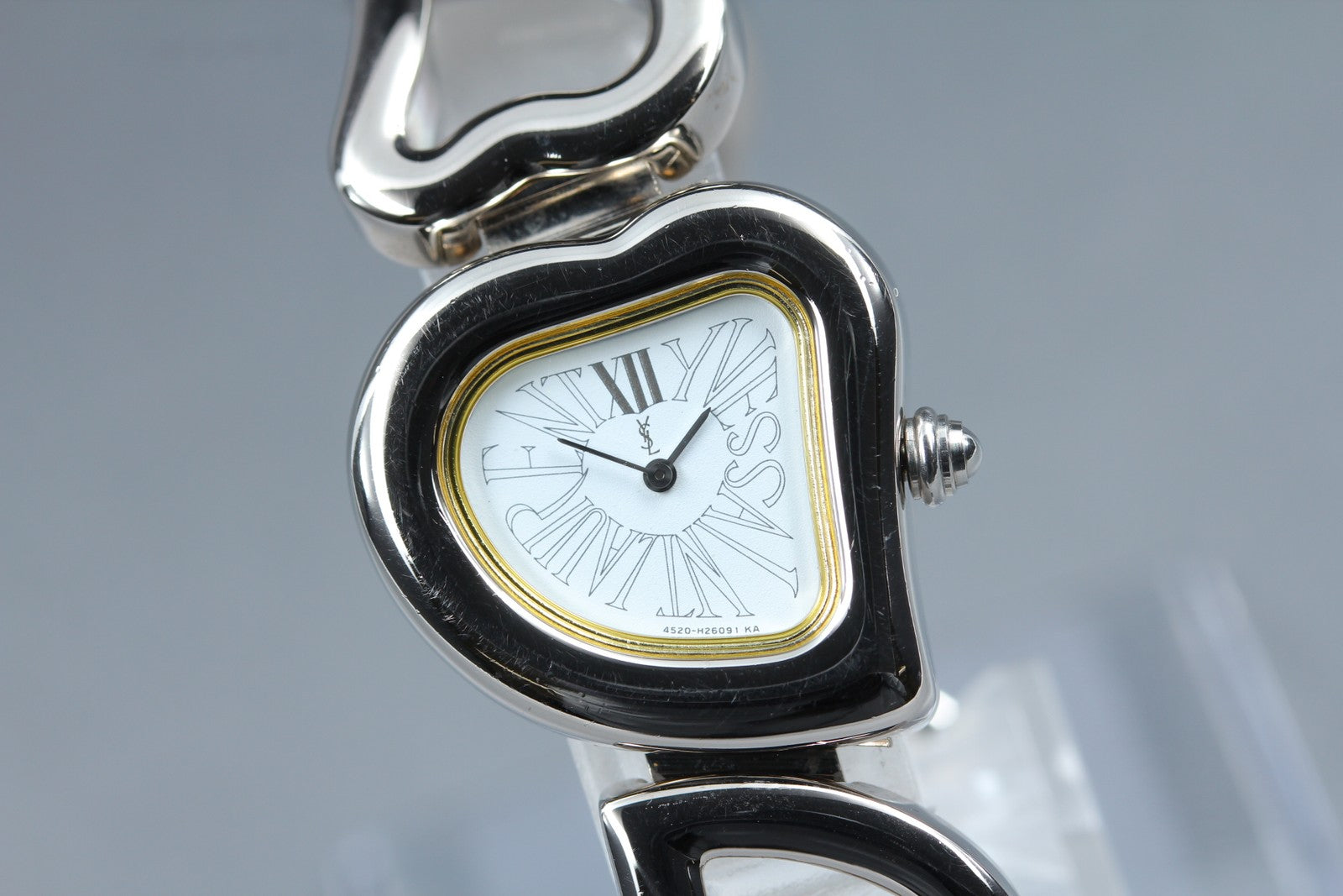 Yves Saint Laurent Heart YSL Silver 24mm 4520-H15556 Quartz Women's Watch