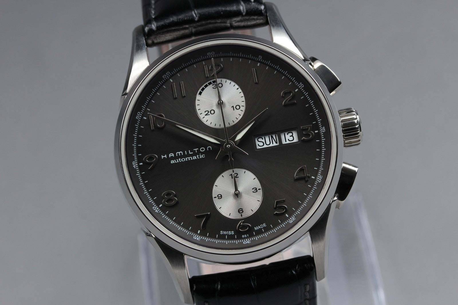 N MINT*Box Hamilton Jazzmaster H325760 Black Automatic Men’s Watch 40mm JAPAN