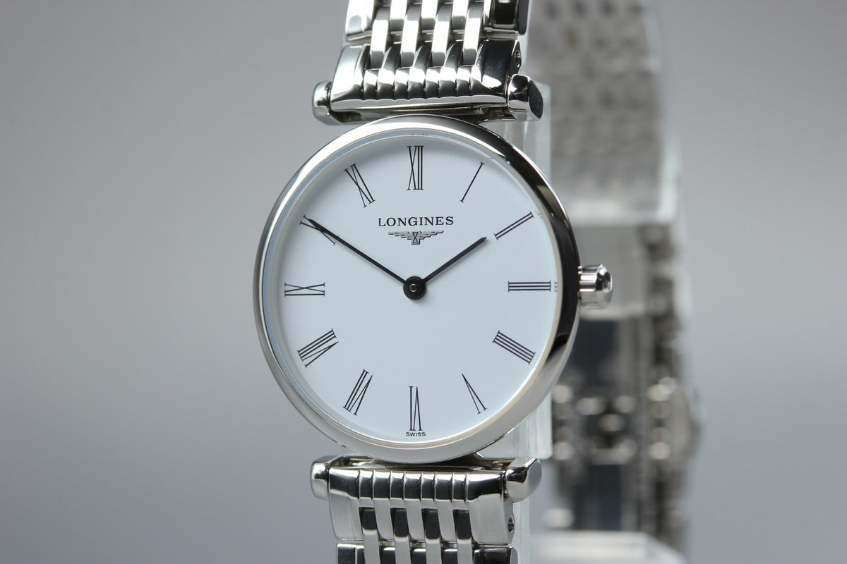LONGINES La Grande Classique L4.209.4 Quartz White Women's Watch 24mm JAPAN Box