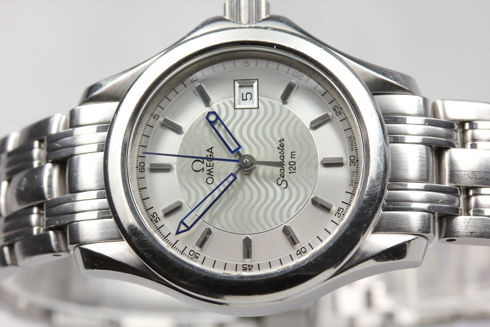 OMEGA Seamaster 2571.31 Quartz Silver Dial Women's Watch 29mm JAPAN Box