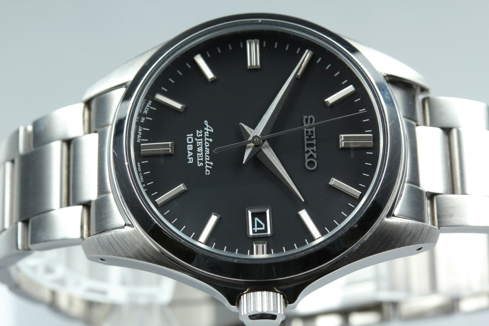 SEIKO Mechanical 4R35-03X0 SZSB012 Automatic Black Men's Watch 39mm JAPAN Box