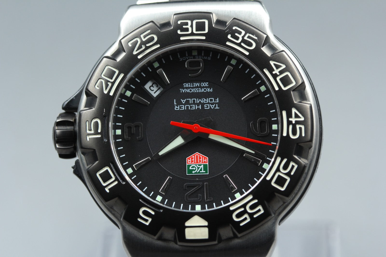 New Batt TAG Heuer Formula 1 WAC1110-0 Quartz Black Men's Watch 40mm JAPAN Box