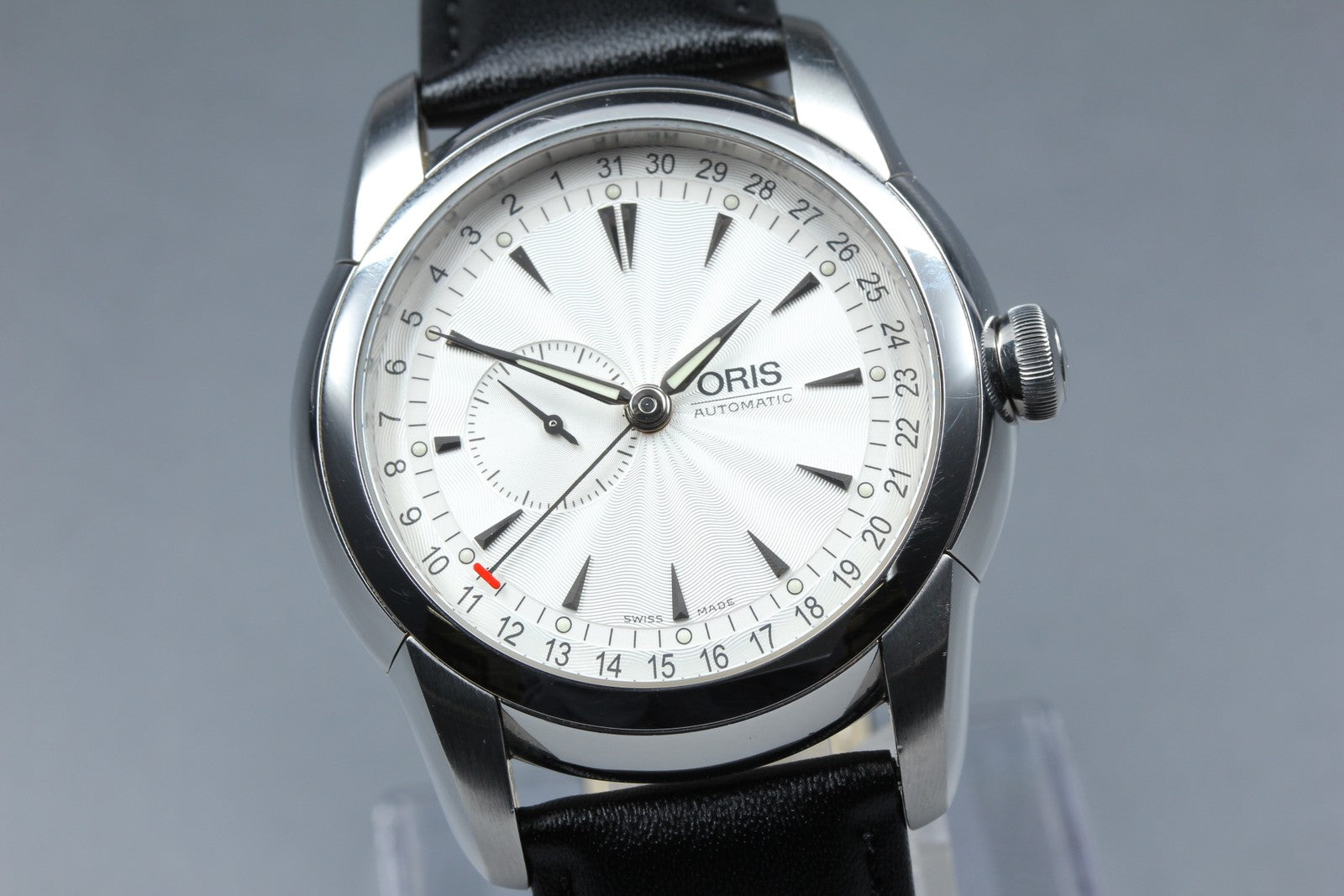 ORIS Artelier 7545 Silver Dial Automatic Small Second Men's Watch 44mm Exc+5 JP