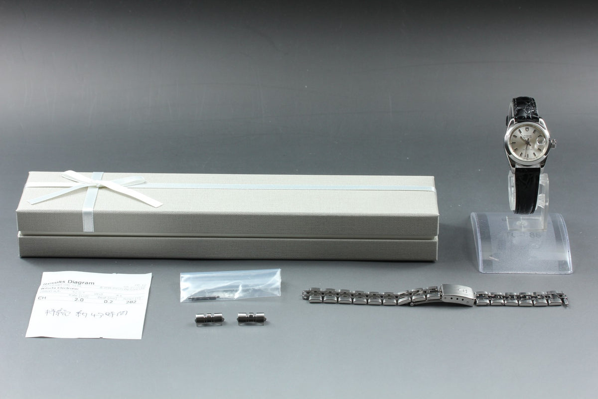 TUDOR Princess Date 92400N Cal.2671 Silver Dial Black 24mm AT Women's Watch