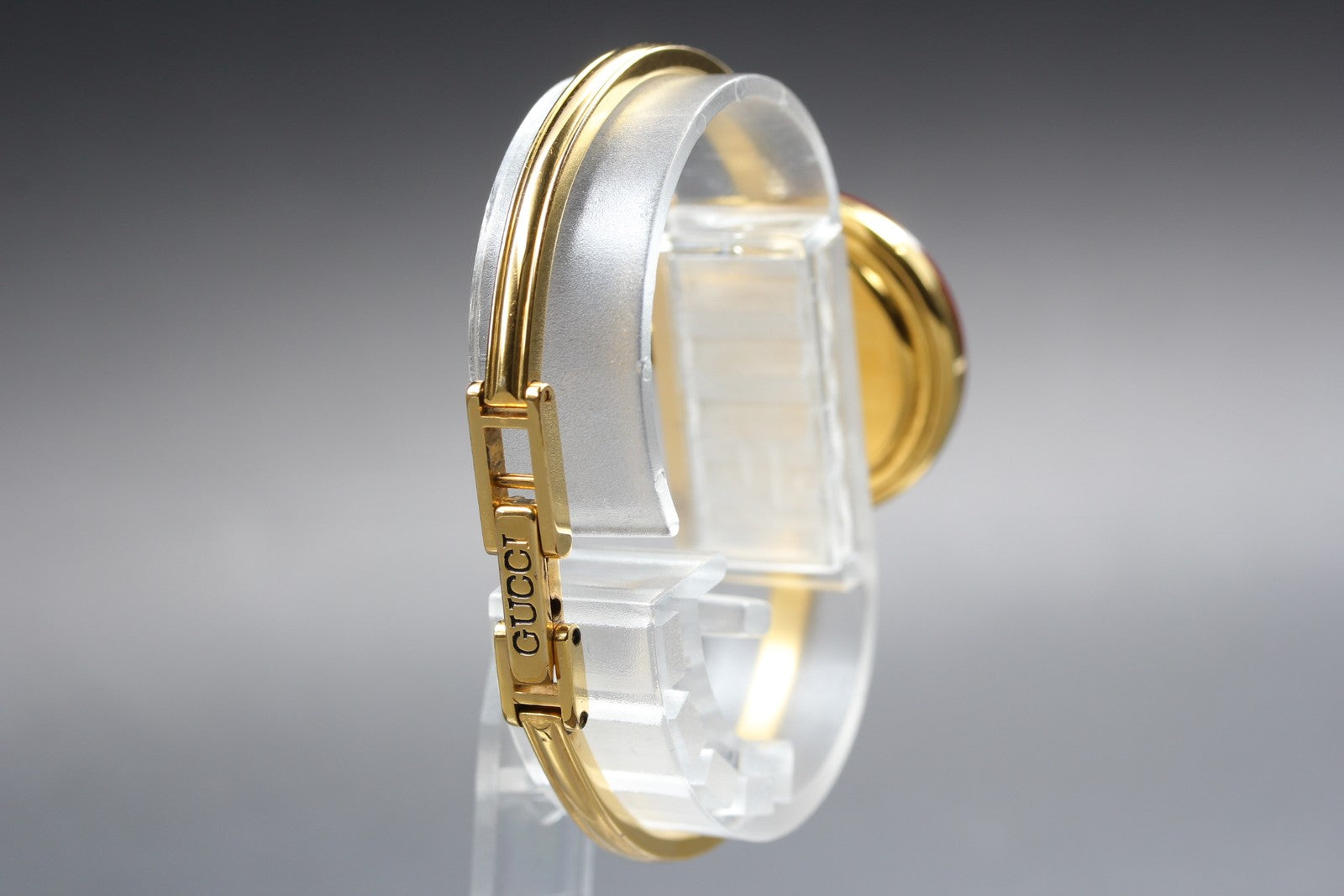 New Batt Gucci 1100-L Change Bezel 11Colors White Women Quartz Watch JAPAN Box