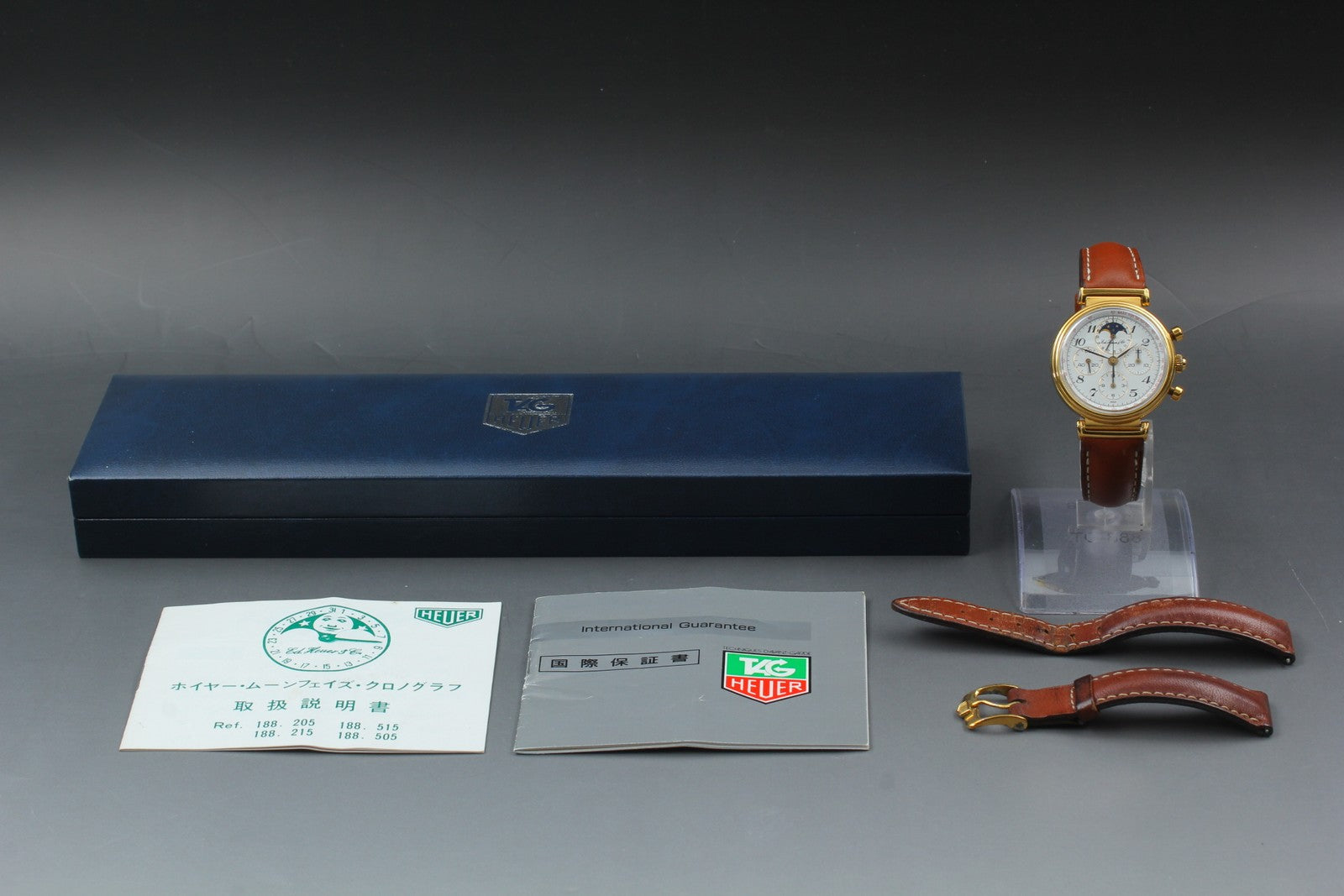 Vintage TAG HEUER Edward Heuer 125th Anniversary 188.215/1 Manual Watch 34mm JP