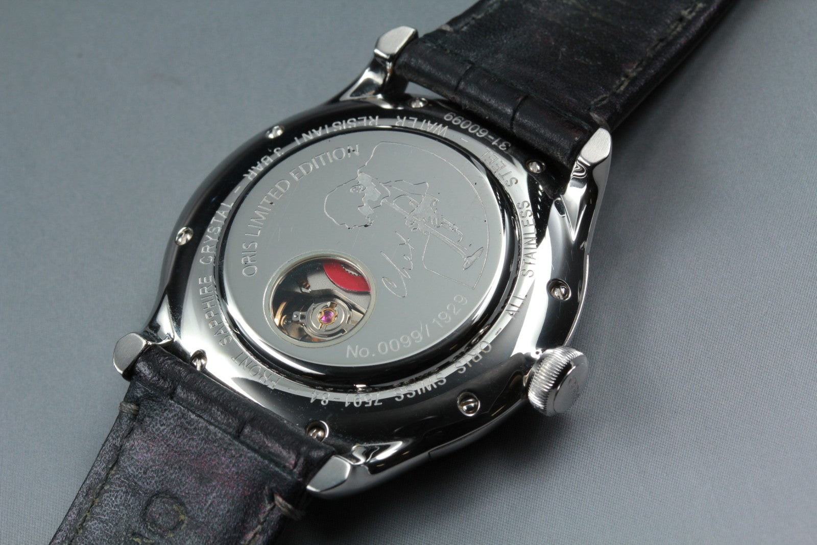 Oris Chet Baker Limited Edition 7591-84 Automatic Black Men's Watch 40mm Exc+5