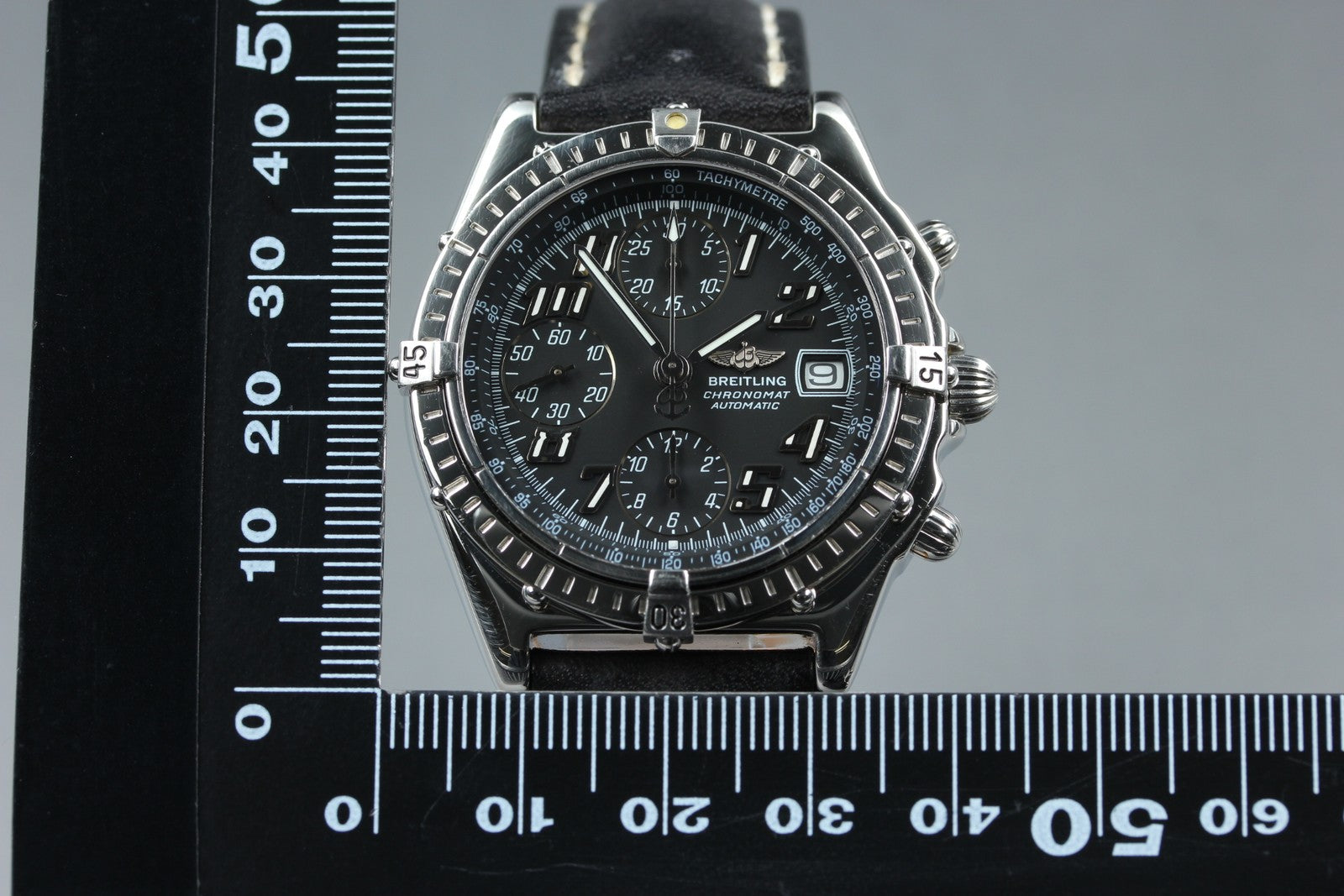 Breitling Chronomat A13050.1 Chronograph Black Dial Automatic 39mm Men's Watch