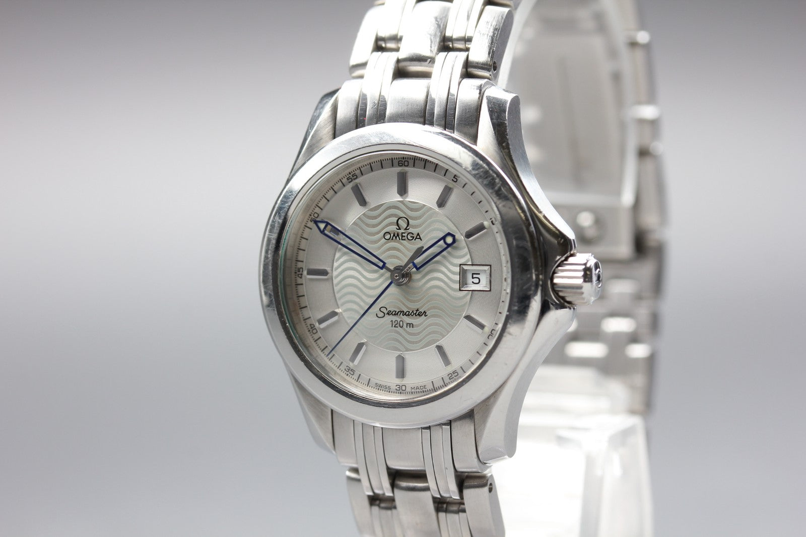 OMEGA Seamaster 2571.31 Quartz Silver Dial Women's Watch 29mm JAPAN Box