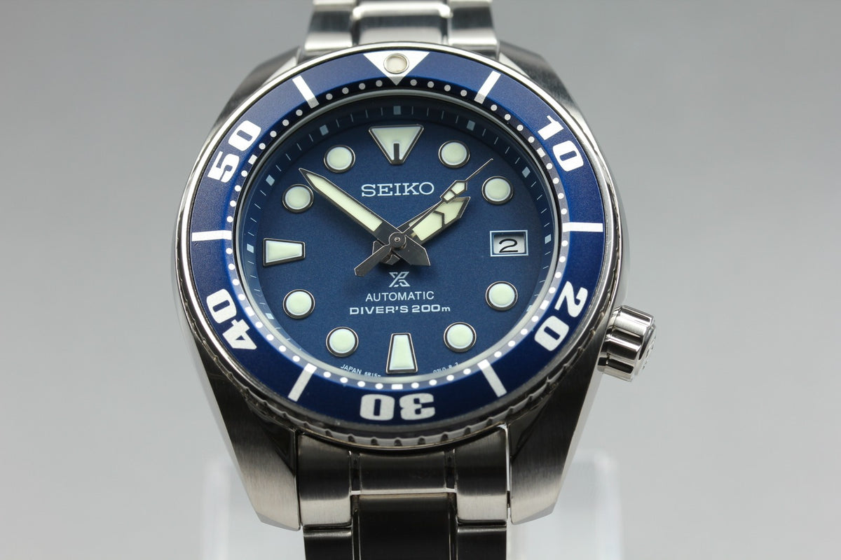 SEIKO Prospex 6R15-00G0 Automatic Diver's Blue Dial Men's Watch 45mm JAPAN