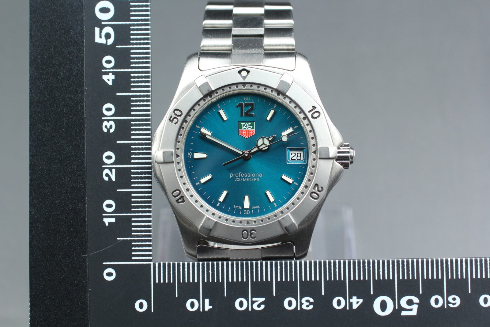 TAG HEUER Professional 2000 WK1119-1 Blue Turquoise Dial 38mm Men’s Quartz Watch