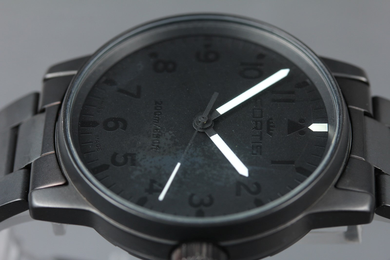 Rare FORTIS Flieger Professional Blackout 595.18.41MBO Automatic Men's Watch JP