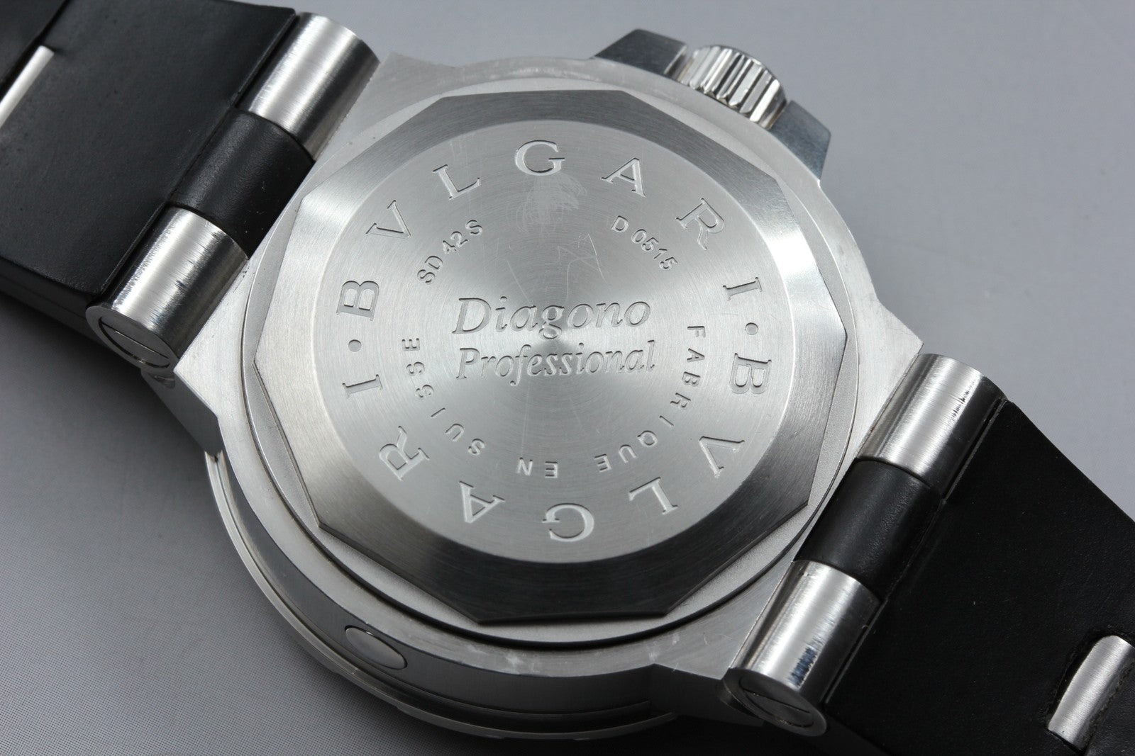BVLGARI Diagono Professional Scuba SD42S Automatic Date Men's Watch From JAPAN