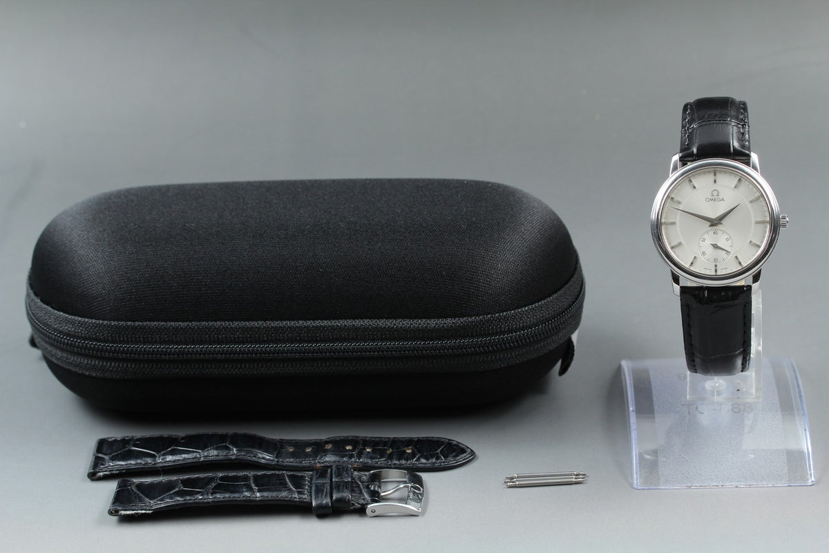OMEGA De Ville Prestige 4520.31 Hand Winding Silver Dial Men's Watch 34mm JAPAN