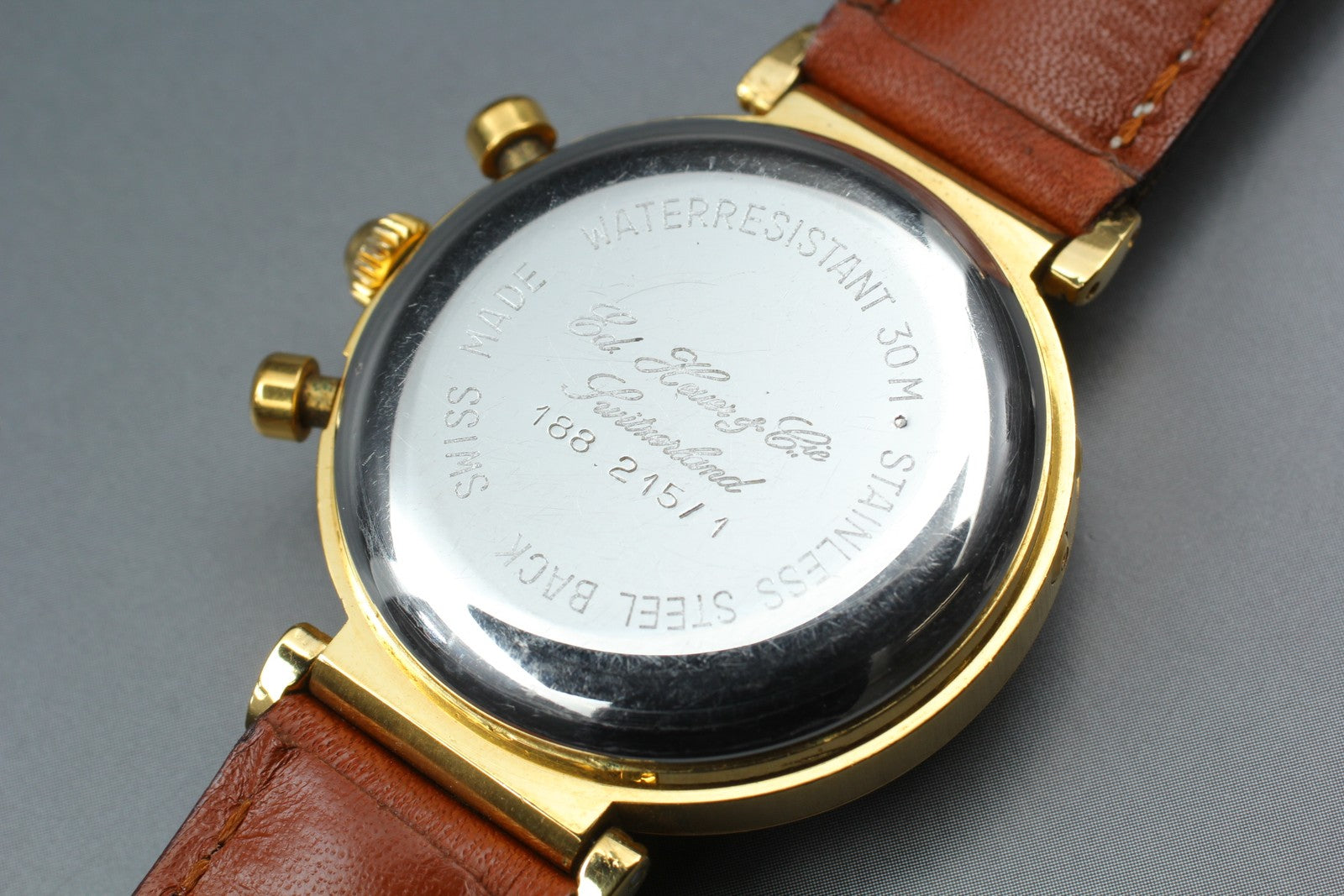 Vintage TAG HEUER Edward Heuer 125th Anniversary 188.215/1 Manual Watch 34mm JP