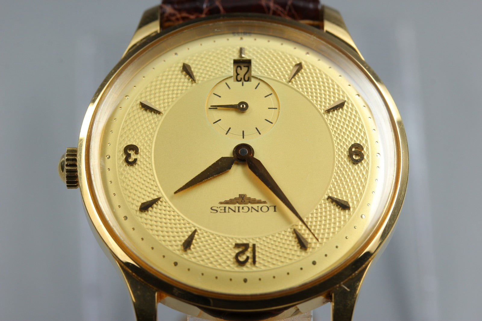 Longines Les Grandes Classiques L4.685.2 35mm Gold Brown Automatic Men's Watch