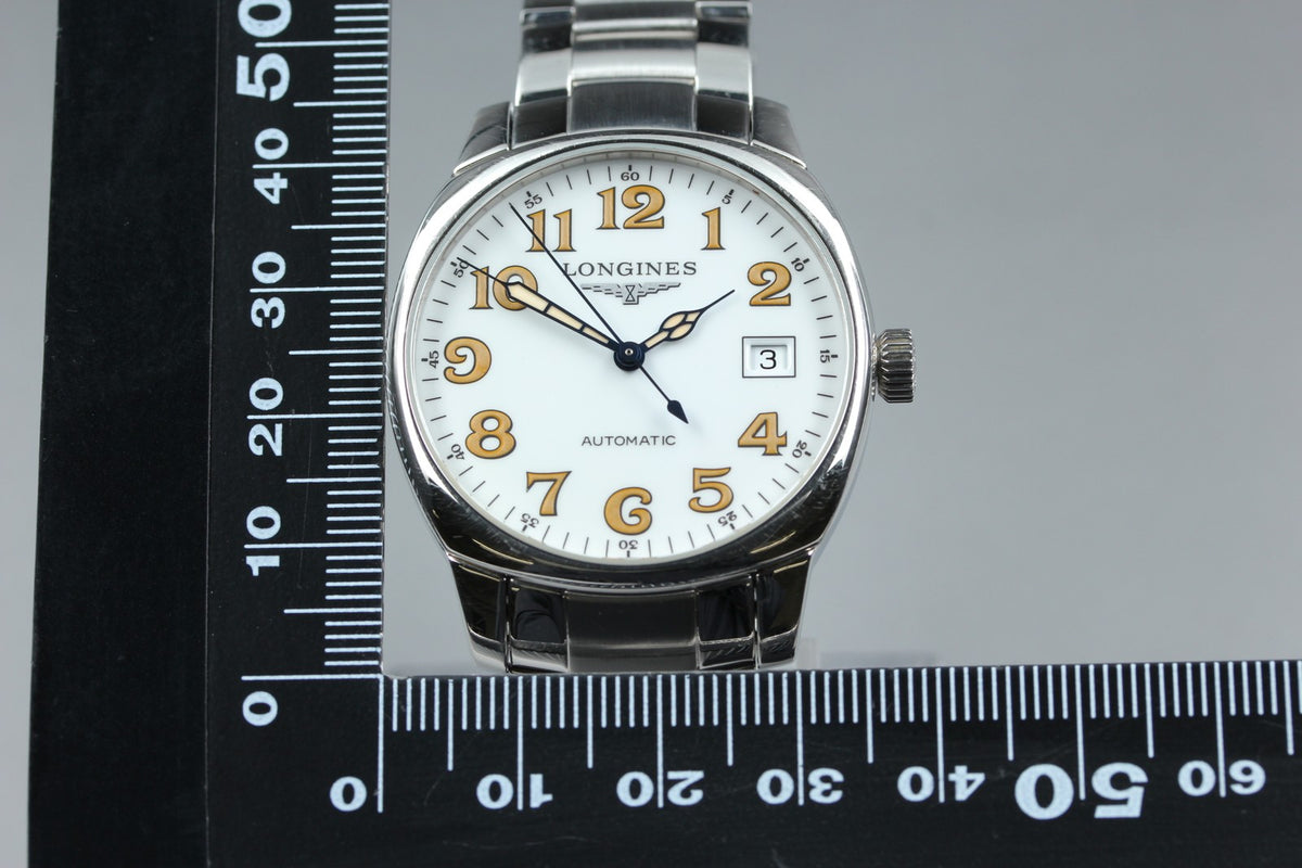 LONGINES Spirit L2.699.4 White Dial Automatic Date 36mm Men's Watch