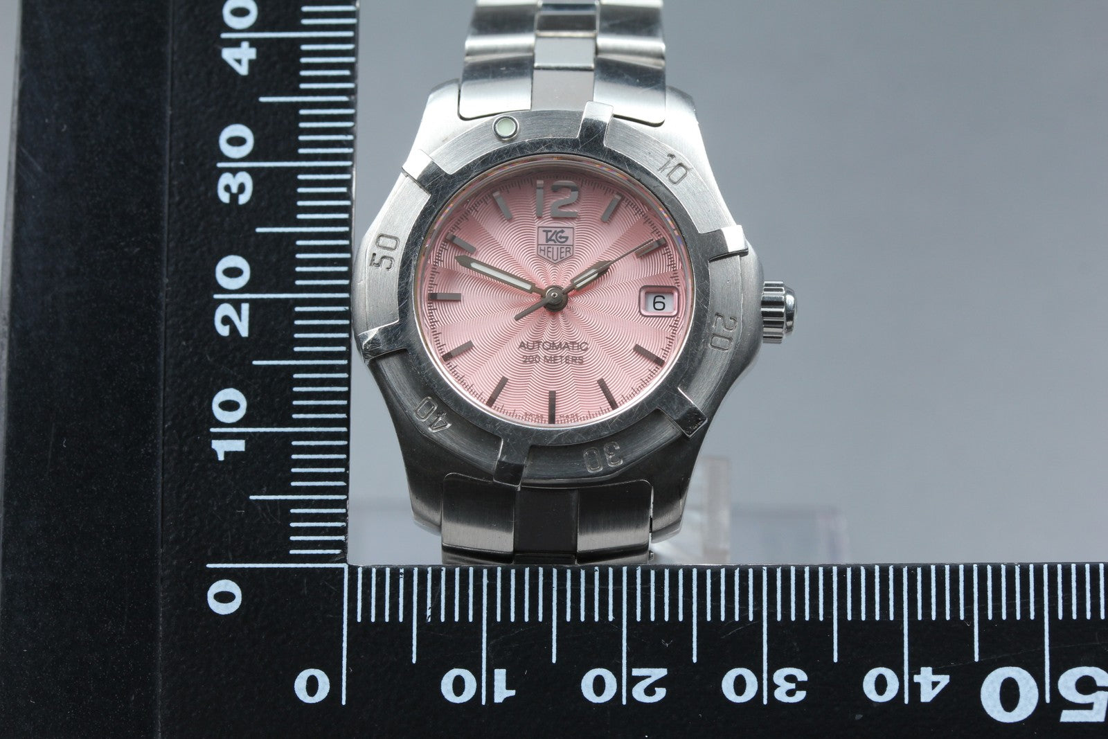 TAG HEUER Aquaracer WN2310 Automatic Pink Women's Watch 22mm JAPAN Exc+5*Box