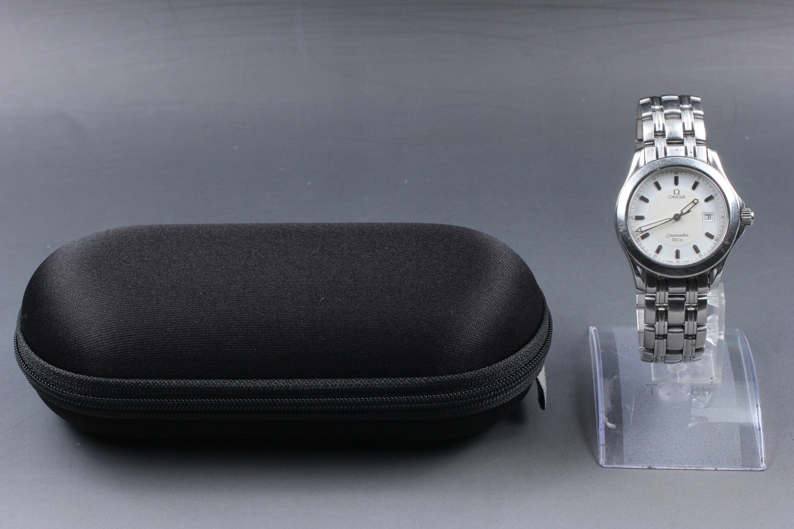 Exc+5 OMEGA Omega Seamaster 120m 2511.21 Ref.196 1501 Quartz Men's Watch 36mm JP