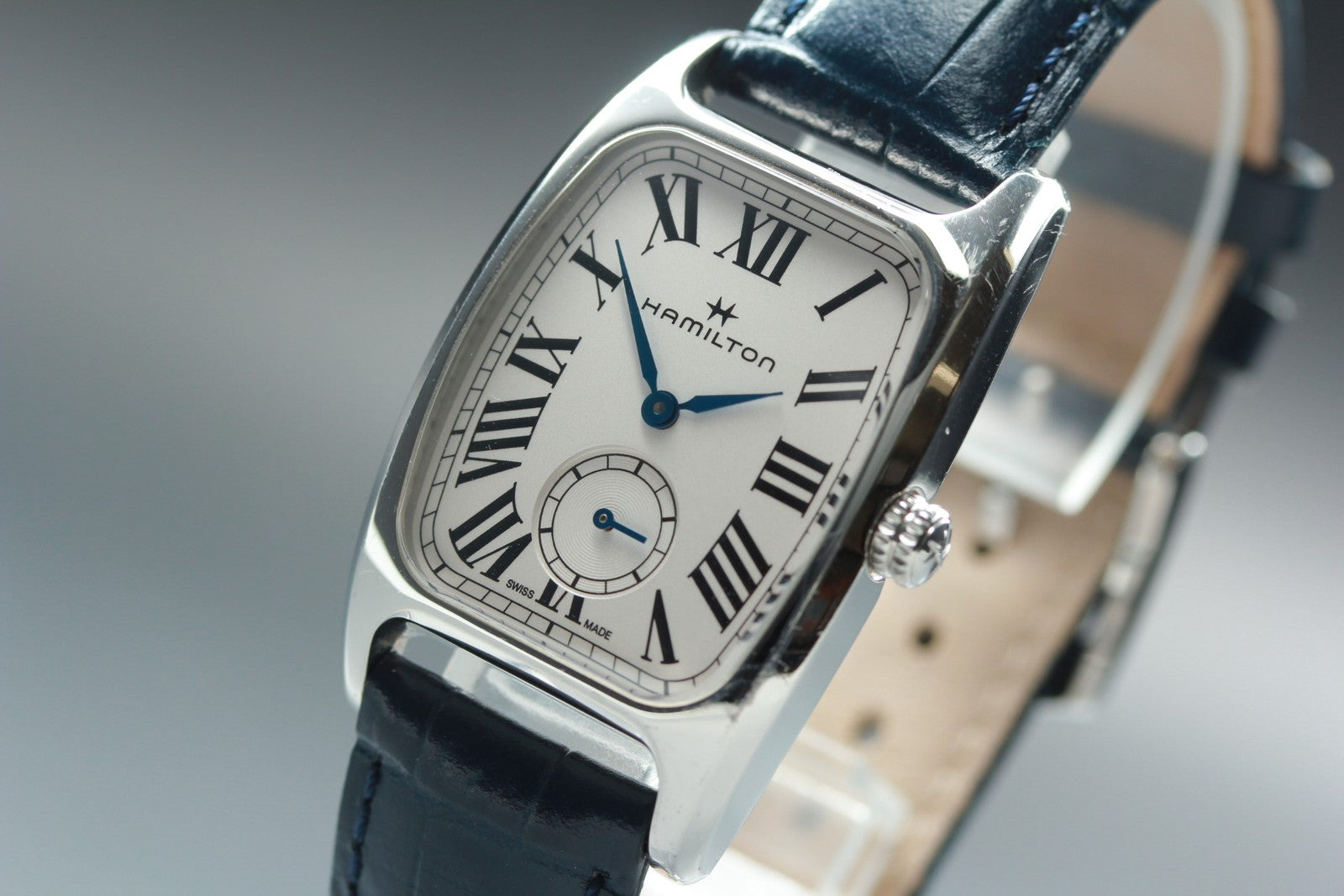 Hamilton American Classic H134210 Quartz White Disl Men's Watch 27mm JAPAN Exc+5