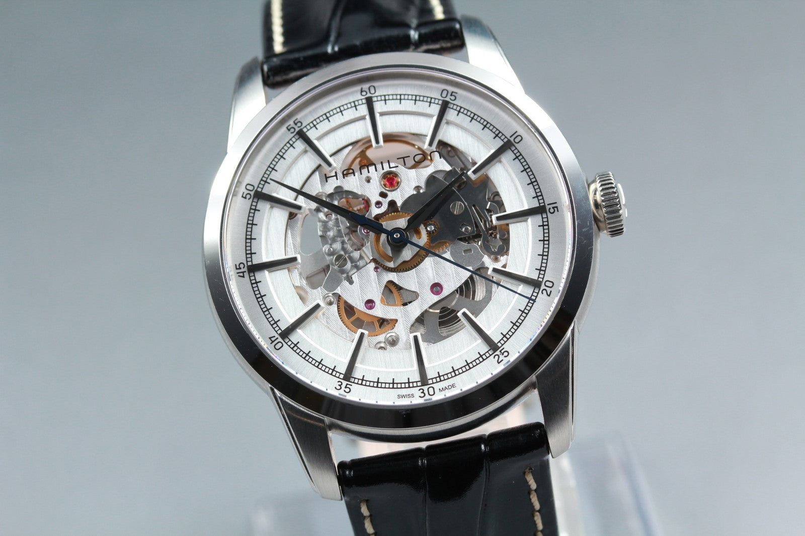 HAMILTON Rail road H406550 H600405101 Automatic Men's Watch 41mm JAPAN Exc+5*Box