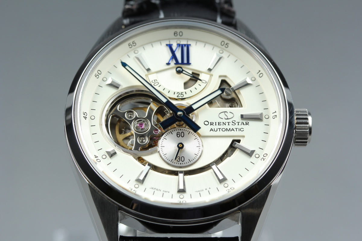 ORIENT Star F6F4-UAB0/RK-AV0007S Automatic Men's White Dial Watch 41mm JAPAN Box