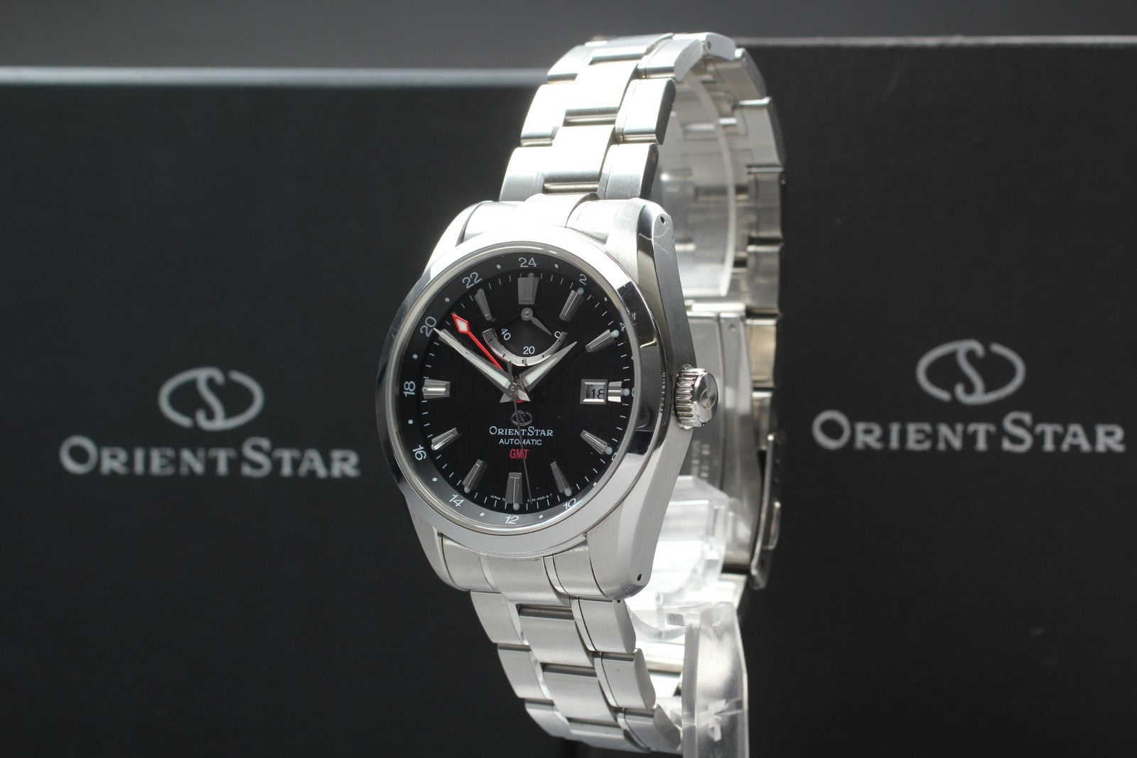 ORIENT Star GMT DJ06-C0-B Automatic Black Dial Men's Watch 42mm JAPAN Box