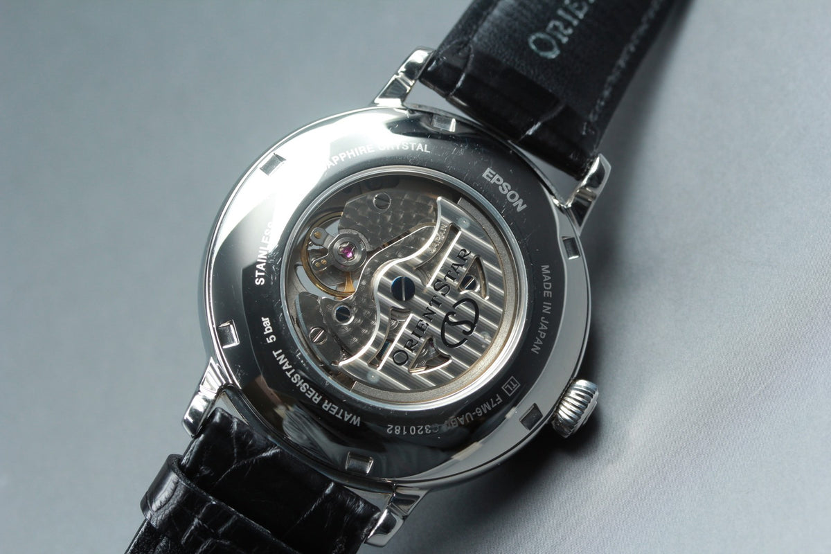 ORIENT Star Classic F7M6-UAB0 Automatic Silver Dial Date Men's Watch 41mm Box