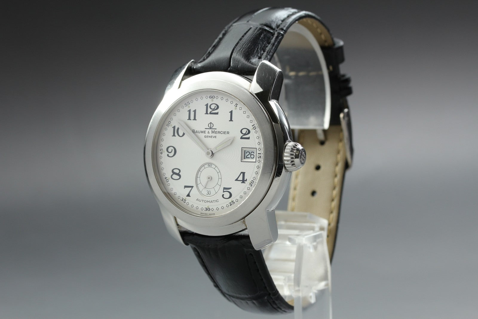 BAUME&MERCIER Capeland MV045221 Automatic Silver Date Men's Watch 37mm JAPAN