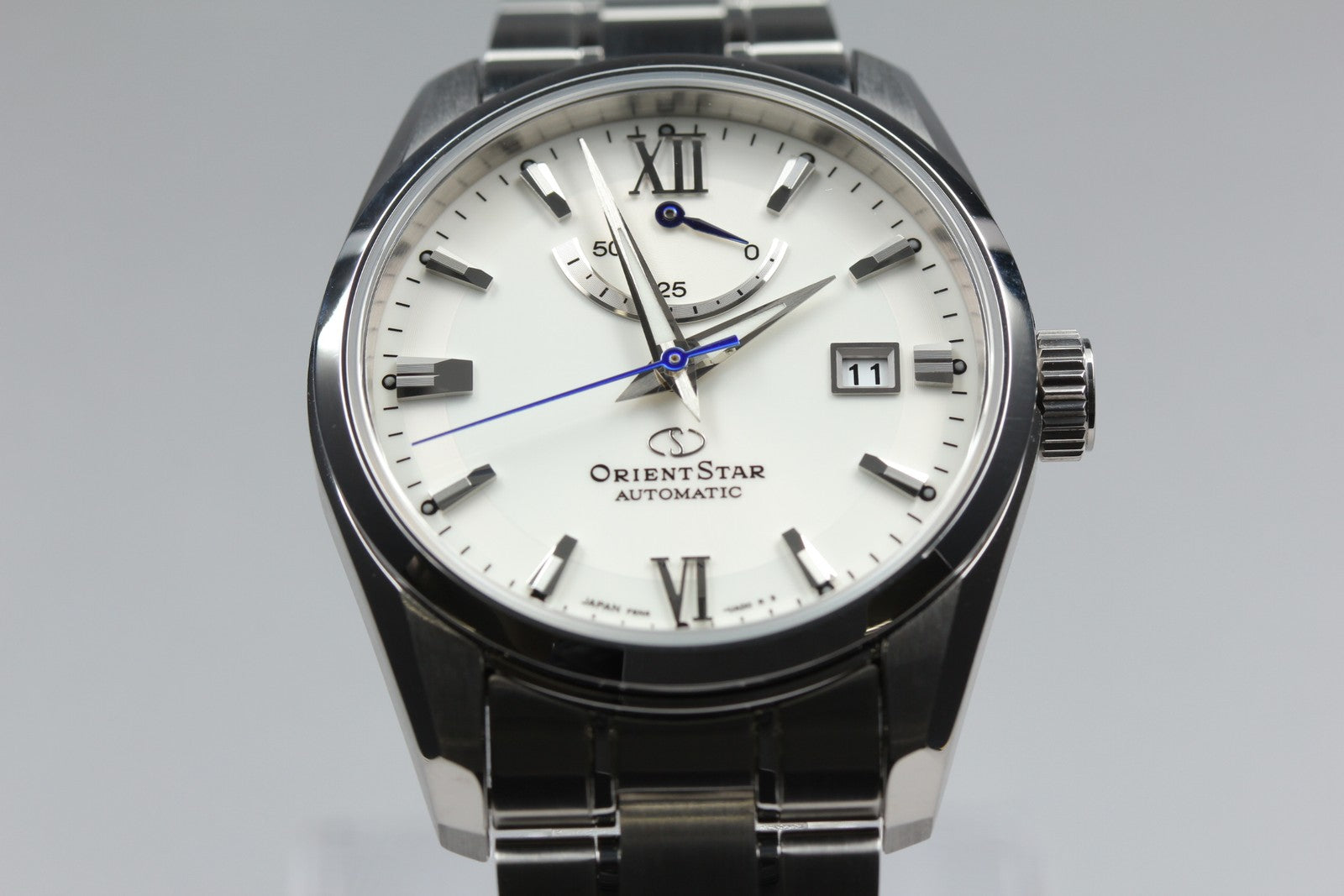 N MINT*Box Orient Star F6N4-UAD0 Power Reserve White Automatic Men's 38mm JAPAN