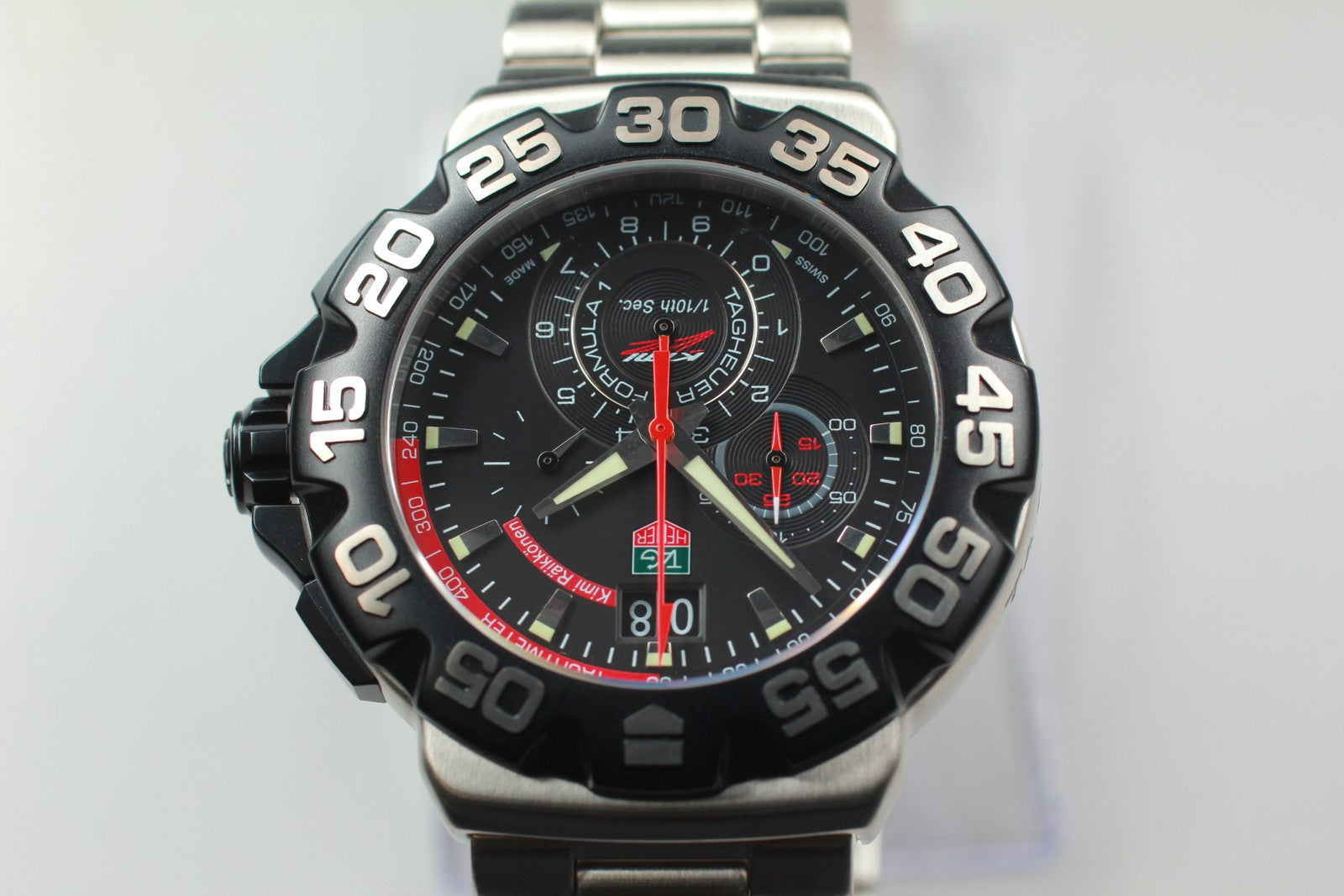 N MINT*Box TAG Heuer Formula 1 CAH1014 Quartz Black Dial Men's Watch 44mm JAPAN
